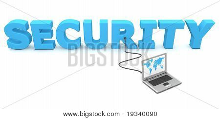 Câble de sécurité - bleu