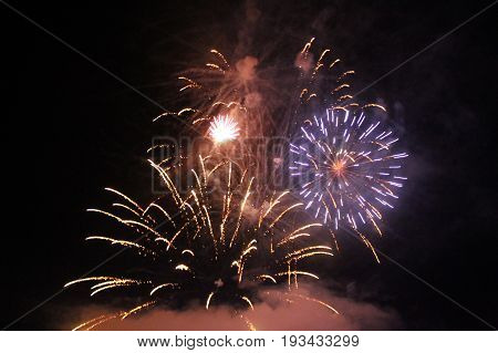 The final fireworks of 