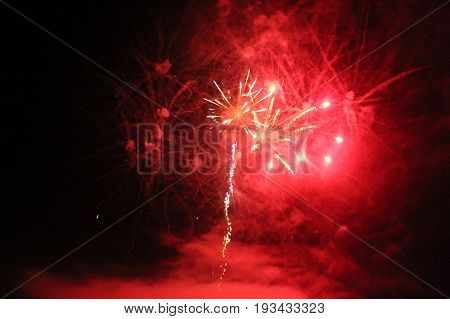The final fireworks of 