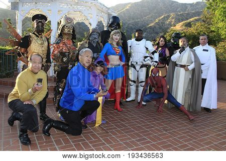 BURBANK - JUN 28: Cosplayers at the 43rd Annual Saturn Awards at The Castaway on June 28, 2017 in Burbank, California