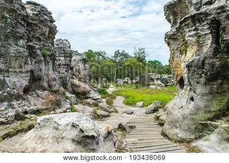 Pa Hin Ngam National Park in Chaiyaphum Thailand