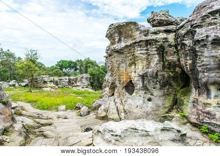 Pa Hin Ngam National Park in Chaiyaphum Thailand