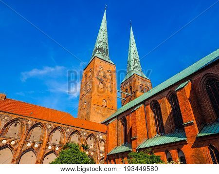Luebecker Dom In Luebeck Hdr