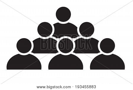 people icon on white background. people sign. people term icon.