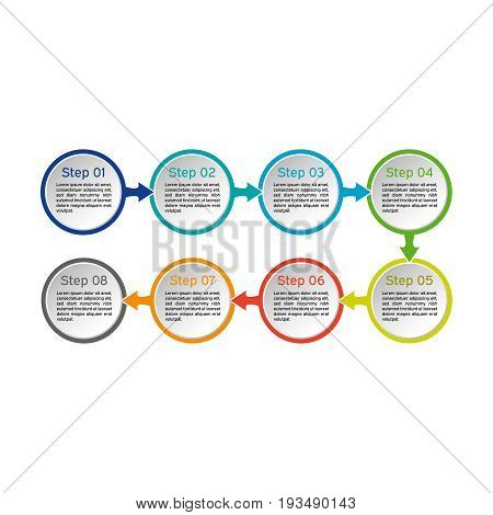 Vector Circle Infographic. Business Diagrams, Presentations And Charts. Background.