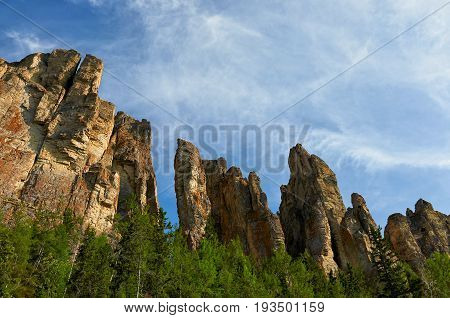 National heritage of Russia placed in republic Sakha, Yakutia, Siberia