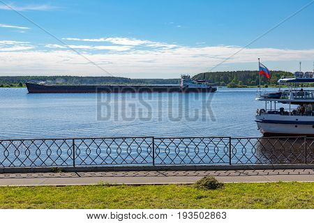 The Great Russian River Volga