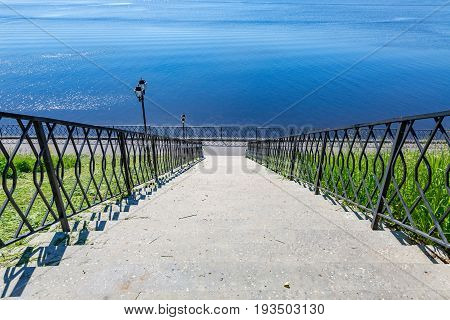 The Great Russian River Volga