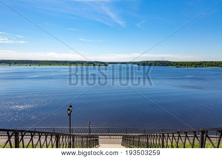 The Great Russian River Volga