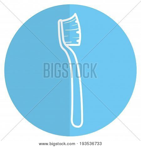 dental toothbrush isolated icon vector illustration design