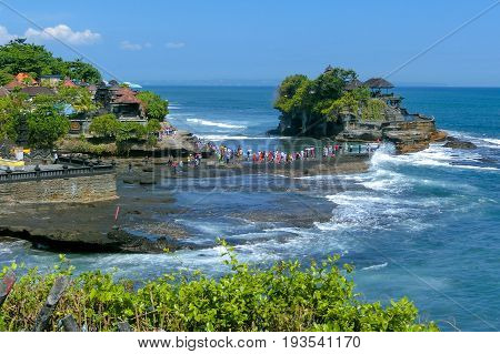 Tanah Lot Temple In Bali Indonesia