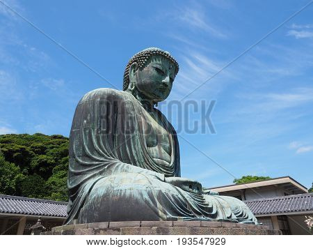 Giant Buddha at Kamakura, Kanagawa Prefecture, Japan.