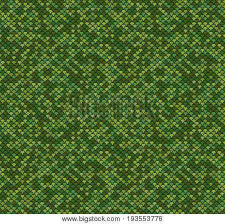 Seamless Pattern Made Of Overlay Hexagons In Shades Of Green