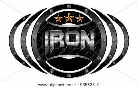 This image describe about Mixed Martial Arts Letter Iron