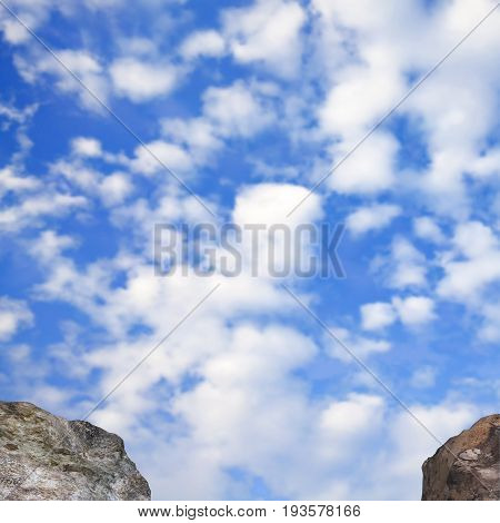 High Mountain Ocean Beauriful Morning Sunrise Landscape