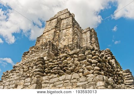 Muyil Ancient Maya Sites, Yucatan Peninsula In Mexico