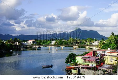 River Scenery In Mahebourg, Mauritius