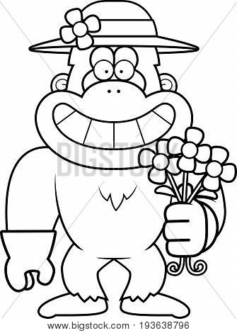Cartoon Yeti Spring