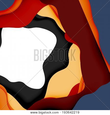 3d abstract background with cut shapes, business presentation, flyer template