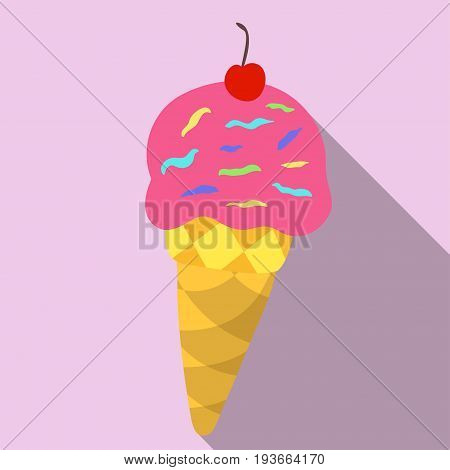 Ice cream vector icon. Design elements for your design.
