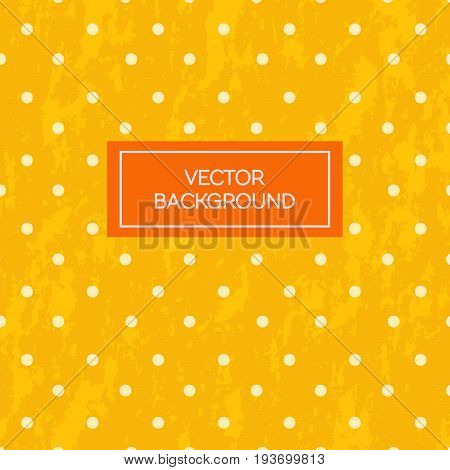 Polka dots grunge vintage texture pattern background