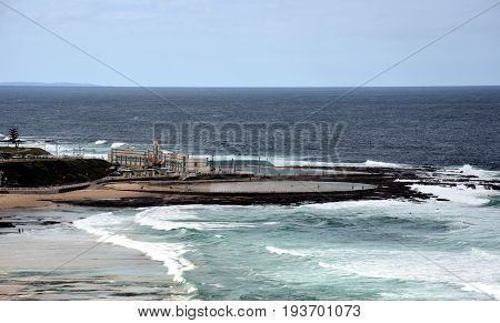 Newcastle Ocean Baths are a significant heritage asset that are free and open year round. The icon - standing alone on a wave cut rock platform dominating the city's coastline.