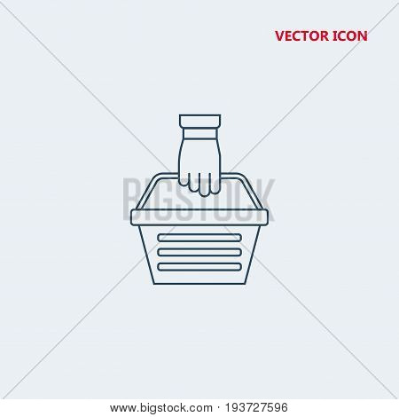 hand holding shopping basket icon illustration. hand holding shopping basket. hand holding shopping basket icon. hand holding shopping basket. hand holding shopping basket icon vector. hand holding shopping basket icons. hand holding shopping basket set