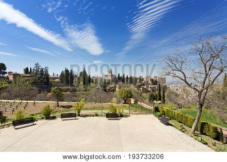 Alhambra Of Granada, Andalusia, Spain