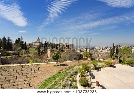 Alhambra Of Granada, Andalusia, Spain