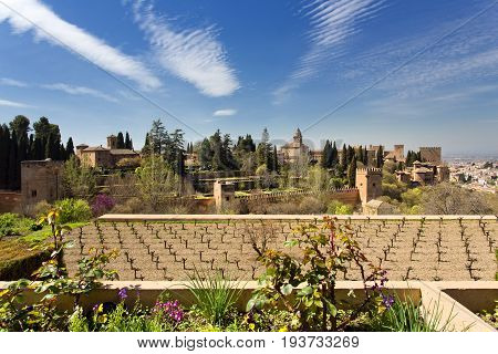 Alhambra Of Granada, Andalusia, Spain