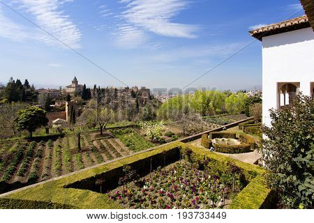 Alhambra Of Granada, Andalusia, Spain