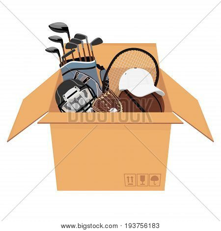 Cardboard Box Sport Equipment