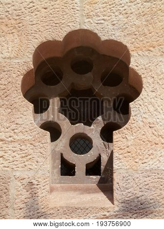 Window In Cathedral Wall