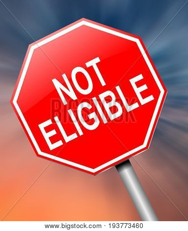 3d Illustration depicting a sign with a 
