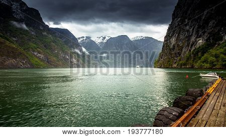 Undredal is a small village in the municipality of Aurland in Sogn og Fjordane county, Norway.