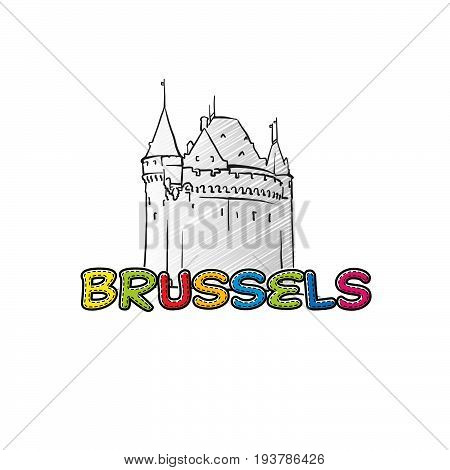 Brussels Beautiful Sketched Icon