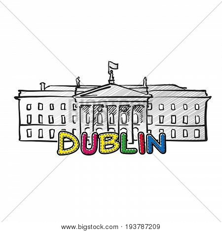 Dublin Beautiful Sketched Icon