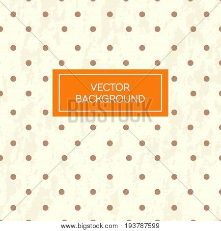 Polka dots grunge vintage texture pattern background