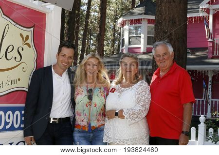 LOS ANGELES - JUL 1:  Dominique Zoida, Katherine Kelly Lang, Laure Kagan, Spencer Kagan at the 