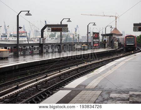 S Bahn (s Train) In Hamburg