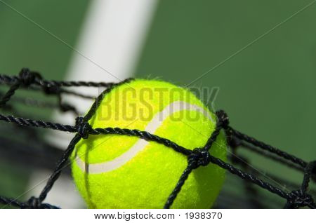 Palle da tennis In rete