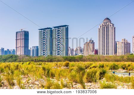 Hsinchu, Taiwan cityscape.