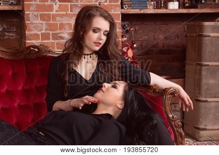 Two Fashionable Women