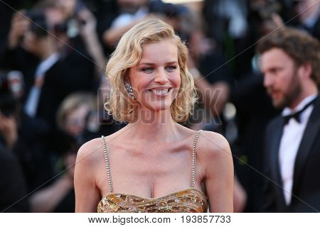 Eva Herzigova attends the 'Ismael's Ghosts (Les Fantomes d'Ismael)' screening and Opening Gala during the 70th annual Cannes Film Festival at Palais des Festivals on May 17, 2017 in Cannes, France. 