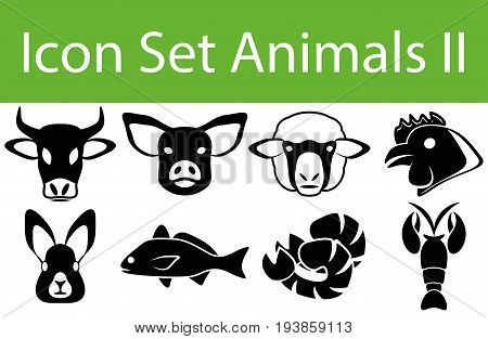 Icon Set Animals Ii