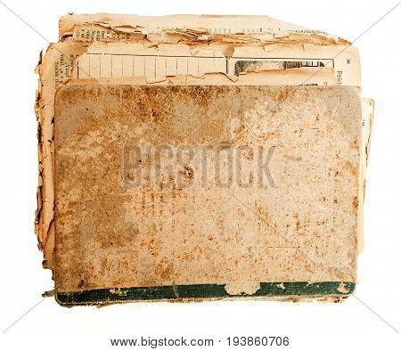 old book - old paper texture in detail