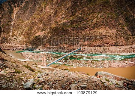 Kunhar river between Naran and Batakundi, Pakistan