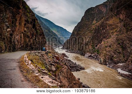 Kunhar river between Naran and Batakundi, Pakistan