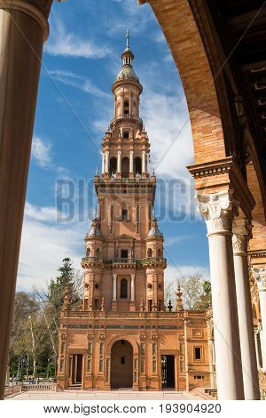 Plaza De España Seville, Andalucia, Spain