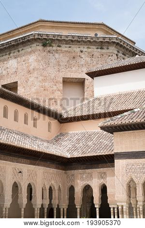 Granada, Spain - Alhambra Palace And City Of Granada